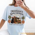 thumbnail image 2 of Midnight Readers Society Shirt, Salem Book Club Shirt, Halloween Witchy Black Cat, Spooky Reader Book Club, Massachusetts Halloween, 2 of 4