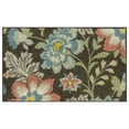 thumbnail image 2 of (2 pack) Mainstays Farmhouse Oversized Floral Gray Multicolor Indoor Accent Rug, 1'8"x2'10", 2 of 10