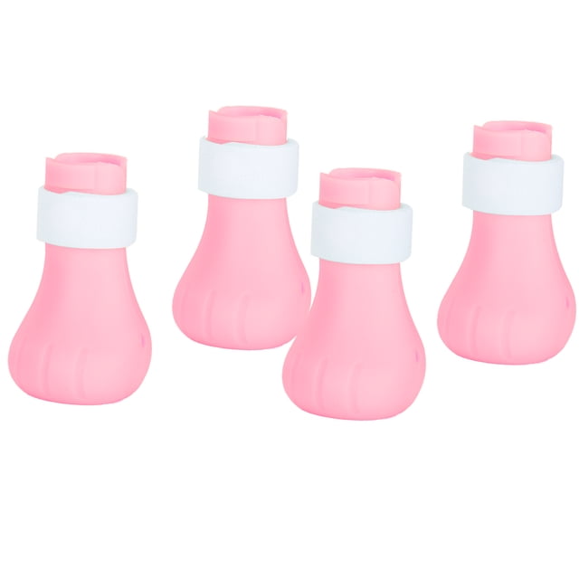 Garra Antideslizamiento De Silicona Para Mascotas, Zapatos De Silicona Para Gatos, Cubiertas De Silicona Para Pies De Gato Con 4 Cubiertas Para Pies De Gato Para Casas De Gatos