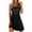 Black, variant on IROINNID V-Neck Sundress For Women Fashion Summer Printing Vacation Lace Causal Sleeveless Mini Dress Comfort Waist Dress