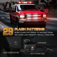 thumbnail image 4 of ZheElen 2pcs/set First Responder Construction Vehicles Safety LED Light Strip 70 Inches White+Red, 4 of 6