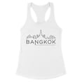 thumbnail image 1 of Skyline Bangkok Tank Top Fitted Racerback Women's Large White, 1 of 5