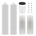 thumbnail image 1 of Revestimientos desechables para pistola pulverizadora de pintura y sistema de tapa, 600 ml, paquete de 40, 1 of 6