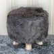 thumbnail image 2 of Funda de Taburete Redondoo Cubierta de Silla Decoración de Exterior Manualidades , Gris Profundo - 33cm tal como se describe Soledad Protector de la cubierta del taburete redondo, 2 of 6