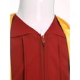 thumbnail image 4 of inlzdz Robe de Collation des Grades Unisexe pour Enfants Garçons Filles avec Pompon Doré Écharpe Simple 2025 Rouge 33, 4 of 7