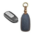 thumbnail image 1 of Blue Leather Car Key Fob Cover for Chery Omoda 5 Accurate Button Positioning, 1 of 2