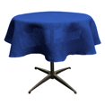 thumbnail image 1 of LA Linen TCBurlap58R-BlueRoyal Nappe en Toile de Jute Teinte Naturelle, Bleu Royal - 58 Po. Ronde, 1 of 1