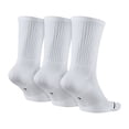 thumbnail image 3 of Nike Jordan Jumpman Dri-Fit Crew Socks Multi 3 Pair SX5545-016 - Small, 3 of 5