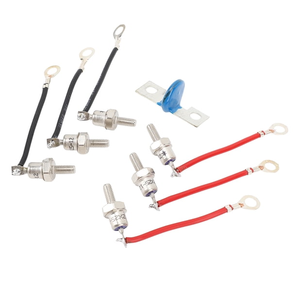 Kit de diodo rectificador del generador, kit de rectificador de diodo de módulo universal rsk1001 kit de 8 cm de longitud de longitud Buena rectificación 3 negativo para una