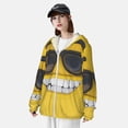 thumbnail image 3 of Balery Smiling With Sunglasses Sudadera ligera de manga larga con capucha y protección solar UPF 50+ para hombre y mujer, ideal para pesca y running-Small, 3 of 7