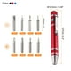 thumbnail image 2 of Uxcell 4pcs 8 en 1 Mini Destornillador de Bolso con Puntas Phillips y de Cabeza Plana, 2 of 6
