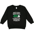 thumbnail image 2 of Inktastic Just a Boy Who Loves Garbage Trucks Toddler Sweatshirt, 2 of 4