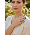 thumbnail image 6 of Sterling Silver Two Piece Heart & Halo Ring for Women and Teens - Size 8, 6 of 7