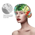 thumbnail image 2 of Gaeub Vegetable Shower Caps for Women Men,Double Waterproof Layers Bathing Hat,Elastic and Reusable Bath Caps, 2 of 7