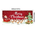 thumbnail image 3 of Christmas Garage Backdrop Banner 157x70.8in, Large Polyester Hanging Background Cloth with Rope for Holiday Party Photo Booth Wall Decor, Xmas Photography Prop, 3 of 4