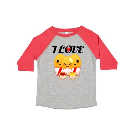 

Inktastic I Love Chicken Nuggets Gift Toddler Boy or Toddler Girl T-Shirt