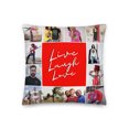 thumbnail image 1 of Coussin Personnalisé Premium Live Laugh Love, 1 of 4