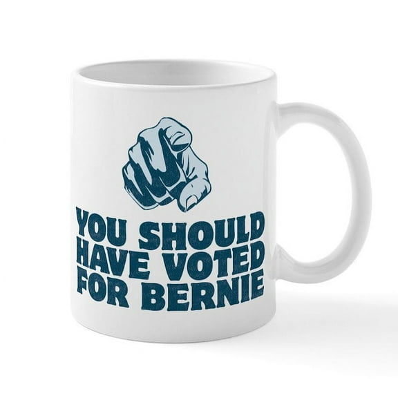 CafePress - Should Have Voted For Bernie Mug - 11 oz Ceramic Mug - Novelty Coffee Tea Cup
