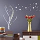 thumbnail image 3 of Fiudx Adhesivo de Pared Acrílico con Forma de Flor para Bricolaje, Decoración Moderna Del Hogar, Fácil de Aplicar, Diseño Personalizable, Decoración para Sala de Estar y Dormitorio, Elegante y a La M, 3 of 4