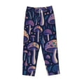 thumbnail image 4 of Bingfone Pajamas For Women,Floral Hippie Mushrooms Pajama Pants With Pockets-Large, 4 of 9