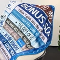 thumbnail image 3 of LHSHID Bonus Son Blanket Gifts for Fathers Day for Stepson Gift from Stepdad/Stepmom to My Bonus Son Letter Best Bonus Son Blanket Birthday for Step Son 40"x50", 3 of 6