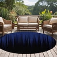 thumbnail image 4 of Navy Blue Black Ombre Round Area Rug 6Ft Washable Circle Rugs for Bathroom Office, Modern Abstract Striped Gradient Non-Slip Carpet Floor Mats Indoor Outdoor Carpet Runner Aesthetic Home Decor, 4 of 8