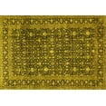 thumbnail image 1 of Ahgly Company Indoor Rectangle Persian Yellow Traditional Area Rugs, 2' x 5', 1 of 4