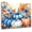 Orange and Blue, variant on NEONWE Fall Pumpkin Canvas Wall Art Vintage Watercolor Floral Pumpkins Autumn Maple Leaf Prints Posters Living Room Decor Halloween Thanksgiving Rustic Home Art Bedroom Bathroom Office Wall Decor