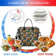 thumbnail image 4 of Pioneer Flower Floral Print Pattern Womens Lunch Box for Work,Insulated Large Lunch Bag,Leakproof Adult Lunch Bag for Work,Beach,Travel,Picnic,Camping, 4 of 6