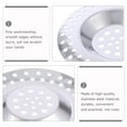 thumbnail image 6 of Mobutofu Drain Covers Bathtub Drain Cover Silver Stainless Steel 10Pcs 3X3X0.2In, 6 of 8