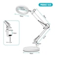 thumbnail image 3 of 10X Loupe de Bureau Loupe LED Lampe Lampe de Lecture avec Base & Pince, 3 of 5