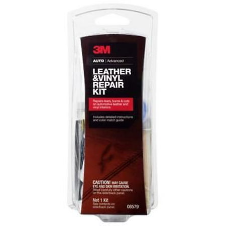 3m Leather & Vinyl Repair Kit Repairs Rips Burns & Tears In Leather &