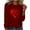 Wine, variant on Aofany Women Valentine's Day Pullover Sweatshirts Heart Print Sweater Tops Long Sleeve Crewneck Shirts Fashion Loose Blouse Teen Girls Sweatshirt