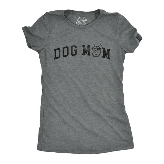 Womens Dog Mom Corgi T Shirt Funny Cute Puppy Pet Corgis Lovers Tee for Ladies Womens Graphic Tees