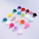 thumbnail image 5 of EeaseMX 20pcs flores de gasa bebés niñas niños horquilla pinzas para el cabello barrettes color mezclado, 5 of 7