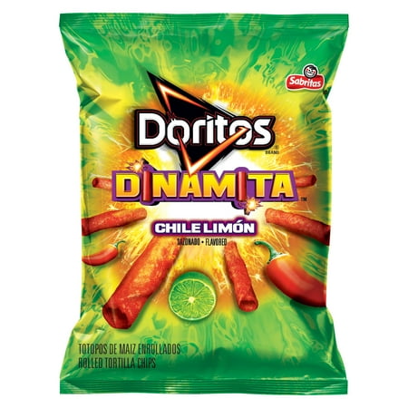 Doritos Dinamita Chile Limn Flavored Rolled Tortilla Chips 3.75 oz. Bag