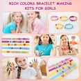 thumbnail image 5 of Arts and Crafts for Kids,Multicolor Friendship Bracelet Making Jewelry Making Kit for Girls,Art Kit Birthday Gifts Girls Toys for Ages 4 5 6 7 8-12, 5 of 8