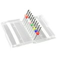 thumbnail image 6 of PCB Circuit Board Carbide Drill Set for CNC Rotary Tool Assorted Colors 2.1mm to 3.0mm, 6 of 10