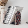 thumbnail image 6 of Lsque Red And Blue Cars Printed Wood Bookends,Non-Skid Bookend for Shelves,Heavy Duty Support Bookends,Non-Slip Foam Pads for Office, Home, and Library,1 Pair, 6 of 8