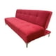 thumbnail image 4 of Sofá Cama Reclinable Okis Rojo, 3 Posiciones, SALVANTO, 4 of 8