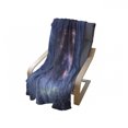 thumbnail image 4 of Outer Space Soft Flannel Fleece Blanket, Outer Space Nebula Gas Cloud and Star Clusters Universe Cosmos Astronomy Art, Cozy Plush for Indoor and Outdoor Use, 60" x 80", Navy Purple, by Ambesonne, 4 of 6