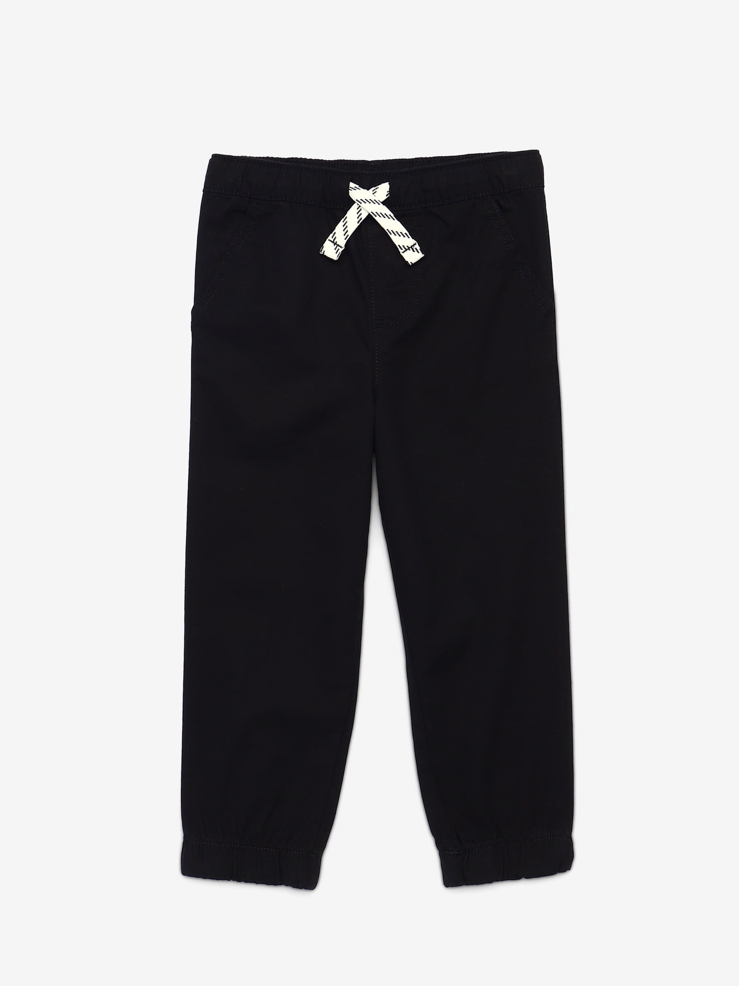 Garanimals Toddler Boys' Stretch Twill Pull-On Jogger Pants, 3-Pack, Sizes 18M-5T