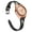 Black/White Floral, variant on TOYOUTHS Leather Bands Samsung Galaxy Watch 42mm/Galaxy Active 2 Strap Women Men Wristband for Gear S2 Classic/Gear Sport 20mm (Rose Gold)