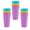 9oz, variant on GIXUSIL Coloured Plastic Cups -4-Color Assortment of 12 Reusable 9oz Plastic Cups, Hard Plastic Tumblers for Drinking, Party, Camping, Picnic, Dishwasher Safe BPA-Free