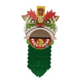 thumbnail image 2 of de Manualidades DIY de Danza Del León Del Festival de Primavera Chino, Regalo de Bendición de Danza Del León, Decoración Bonita de año Nuevo Chino , Verde, 2 of 8