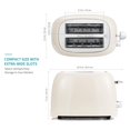 thumbnail image 3 of Ultrean Toaster 2 Slice with Extra-Wide Slot for Toasting Bagels, Breads, Waffles & More, Stainless Steel Material with Removable Crumb Tray, 6 Brown, 3 of 8