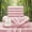 Light Pink, variant on Lipa Queen Sheet Set,Deep Pocket Rayon Derived from Bamboo Blend Cooling Bed Sheets,6 Piece,Dark Gray