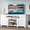 White, variant on Uforic Farmhouse TV Stand for 75/80 Inch TV, Rustic Entertainment Center with Power Outlet, Storage Drawers, TV Console for Living Room, White