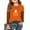 #A10-Orange, variant on Abcomgle Girls Halloween Shirts 10-12 Spooky Dancing Skeleton Graphic Shirts for Kids Girls Crewneck Long Sleeve Tshirts for Kids Fall Funny Cute Top for Girls,4-5 Years