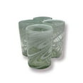thumbnail image 4 of Hand-Blown Mexican Drinking Glass | White Swirl (Setof4), 4 of 6